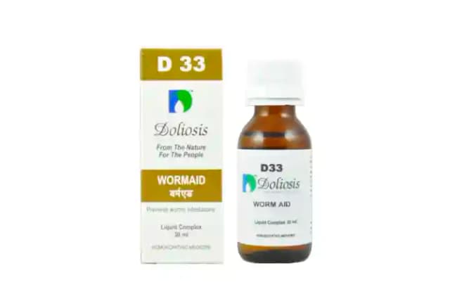 Doliosis D33 Wormaid Drop (1 Bottle of 30 ml Drop)
