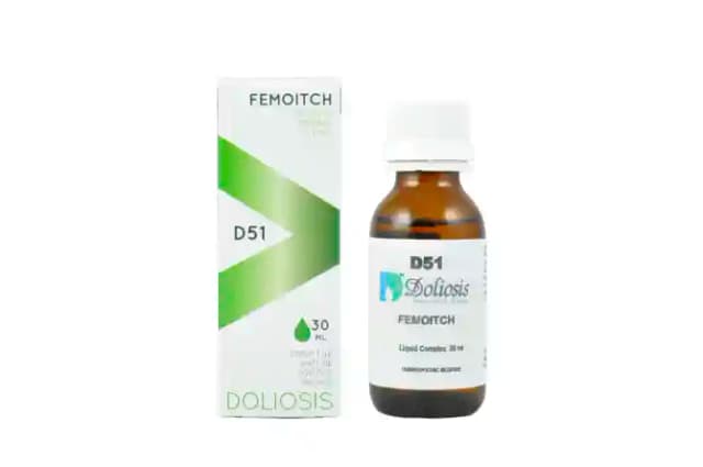 Doliosis D51 Femoitch Drop (1 Bottle of 30 ml Drop)