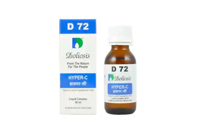 Doliosis D72 Hyper C Drop (1 Bottle of 30 ml Drop)