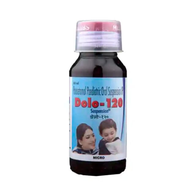 Dolo 120 Suspension (60 ml in 1 bottle)