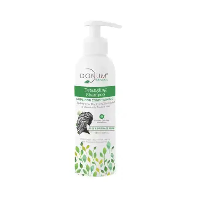 Donum Naturals Detangling Shampoo (1 Pump Bottle of 220 ml Shampoo)