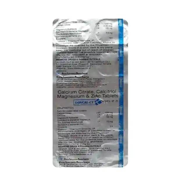 Dovcal CT (1 Strip Of 10 tablets)