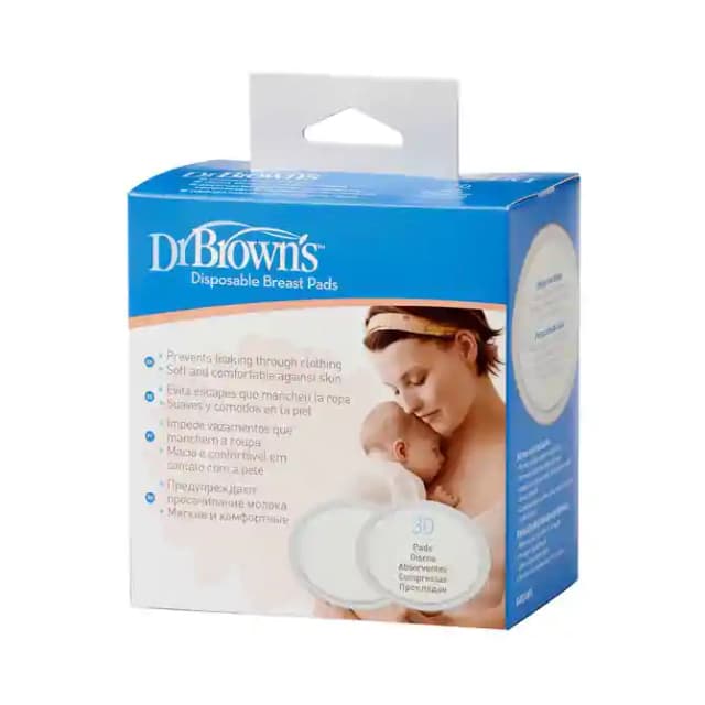 Dr Browns Oval Disposable Breast pad (1 Box Of 30 Breast pads)