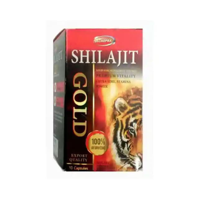 Dr Chopra Shilajit Gold (1 Bottle of 30 capsules)