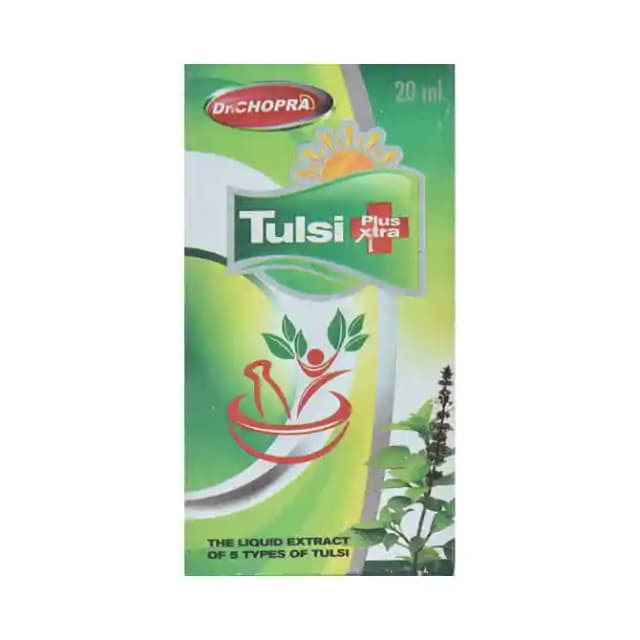 Dr Chopra Tulsi Plus Xtra (1 Bottle of 20 ml Liquid)