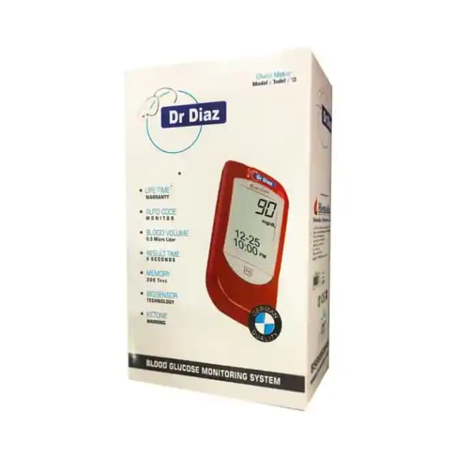 Dr Diaz Digital Blood Glucose Meter (1 Box Of 1 Device)