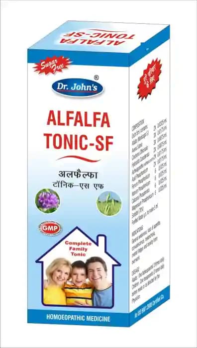 Dr. Johns Alfalfa Tonic SF Sugar Free (1 Bottle of 120 ml Tonic)