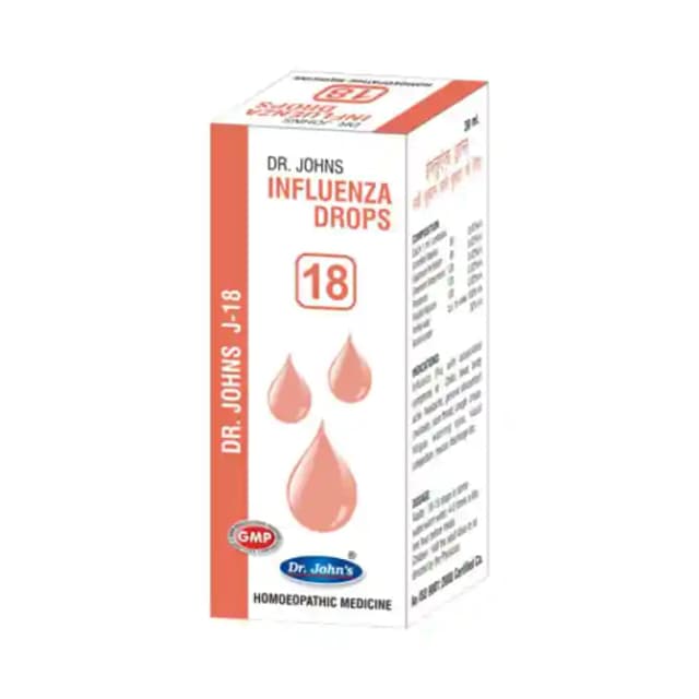 Dr. Johns J 18 Influenza Drop (1 Bottle of 30 ml Drop)