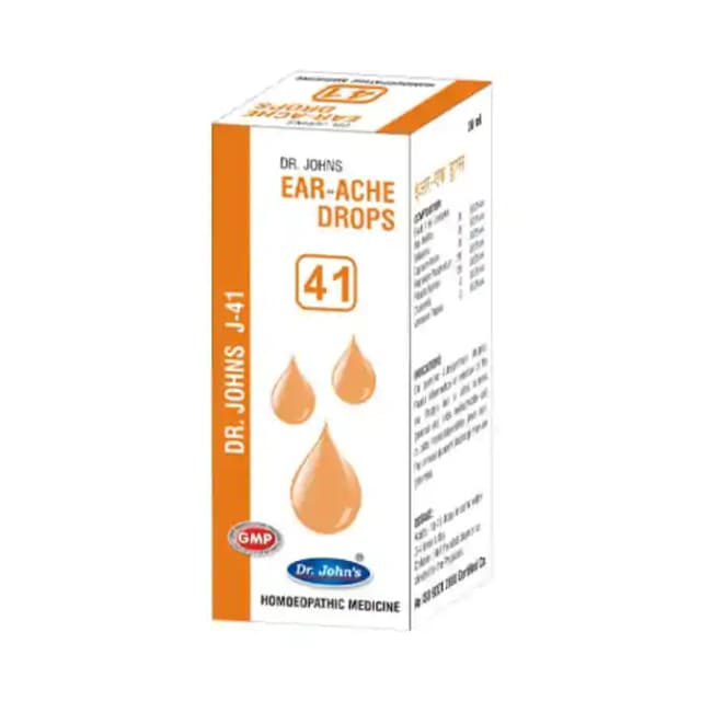 Dr. Johns J 41 Ear Ache Drop (1 Bottle of 30 ml Drop)