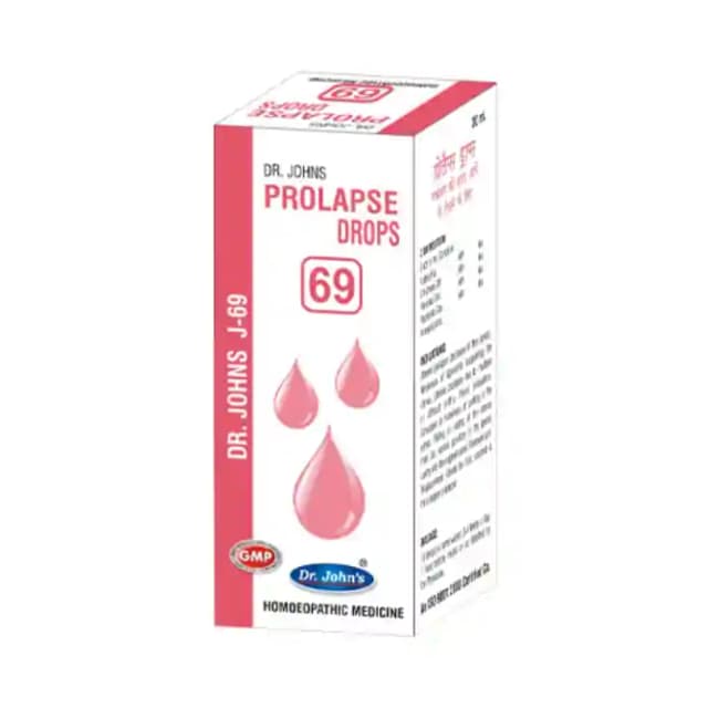 Dr. Johns J 69 Prolapse Drop (1 Bottle of 30 ml Drop)
