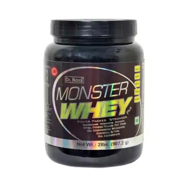 Dr. Nova Monster Whey Plus Chocolate (1 Jar Of 2 lb Powder)