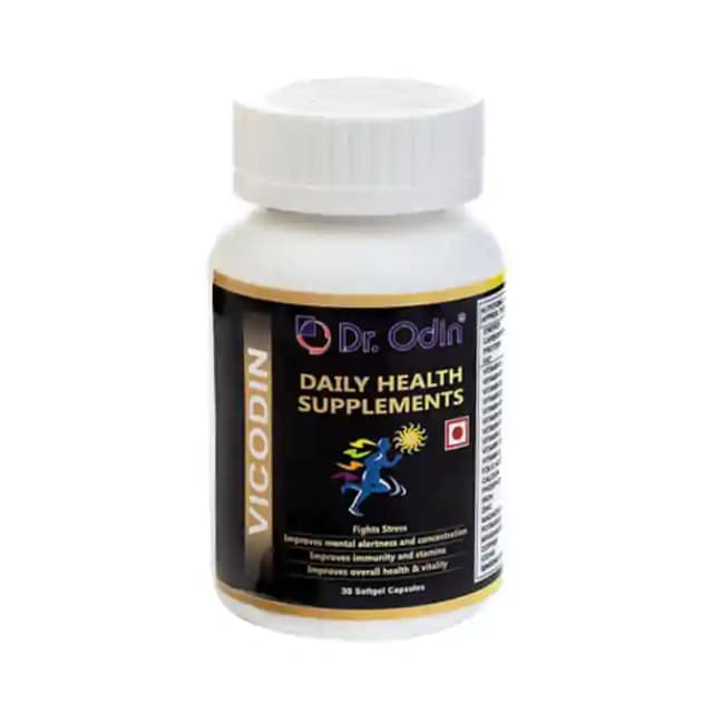 Dr. Odin Vicodin Soft Gelatin (1 Bottle of 30 soft gelatin capsules)