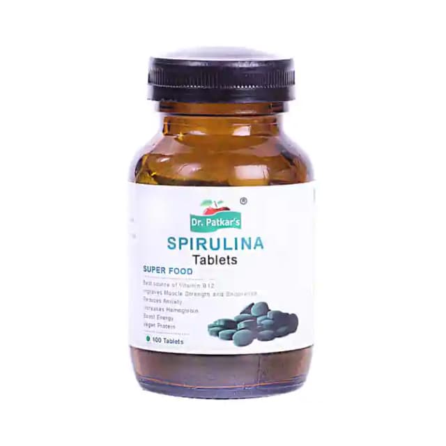 Dr. Patkars Spirulina (1 Bottle of 100 tablets)
