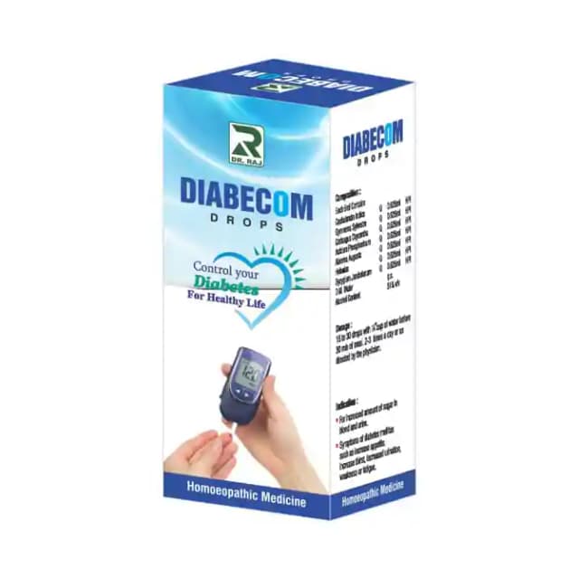 Dr. Raj Diabecom Drop (1 Bottle of 30 ml Drop)