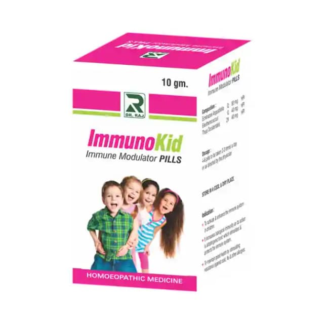Dr. Raj Immuno Kid Pills (1 Bottle of 10 gm tablets)