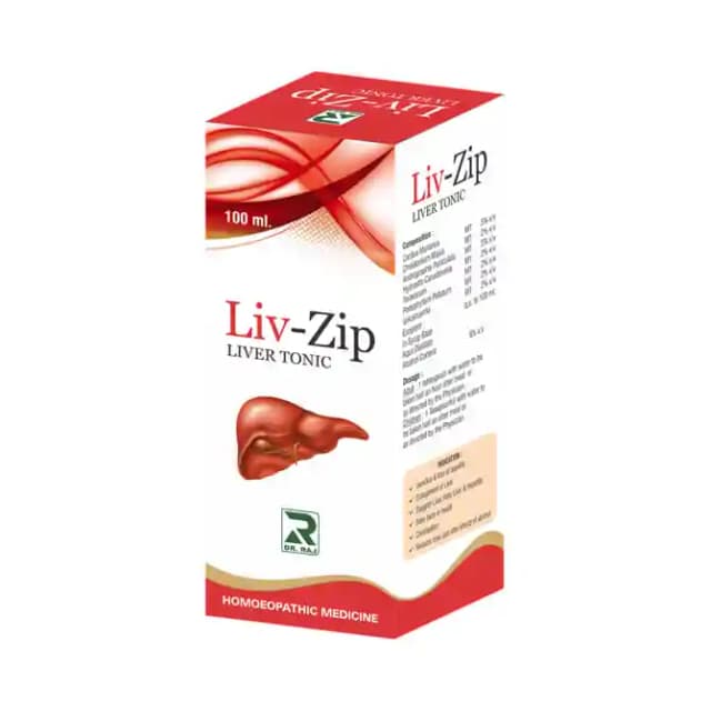 Dr. Raj Liv Zip Liver Tonic (1 Bottle of 100 ml Tonic)
