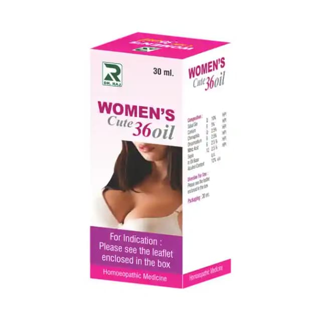 Dr. Raj Womens Cute 36 Oil (1 Bottle of 30 ml Oil)