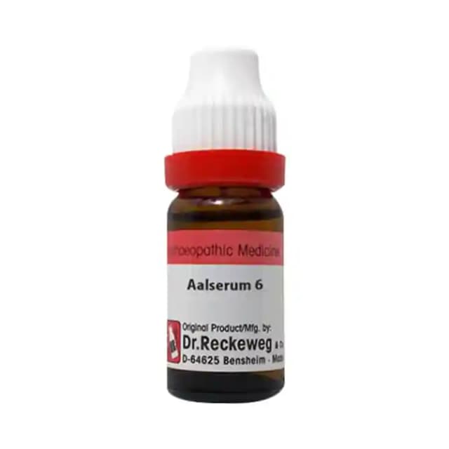 Dr. Reckeweg Aalserum Dilution 6 CH (1 Bottle of 11 ml Dilution)