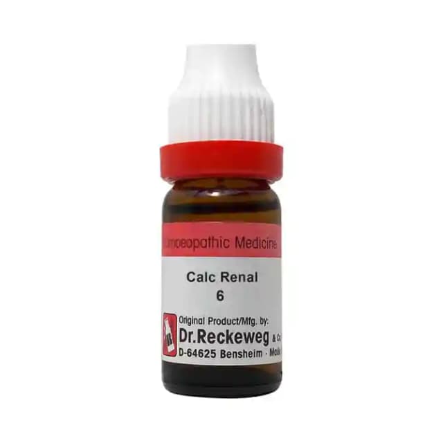Dr. Reckeweg Calc Renal Dilution 6 CH (1 Bottle of 11 ml Dilution)