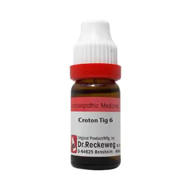 Dr. Reckeweg Croton Tig Dilution 6 CH (1 Bottle of 11 ml Dilution)