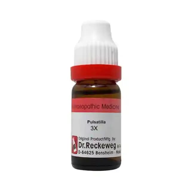 Dr. Reckeweg Pulsatilla N Dilution 3X (1 Bottle of 11 ml Dilution)