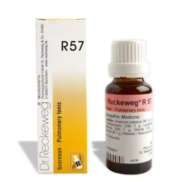 Dr. Reckeweg R57 Pulmonary Tonic (1 Bottle of 22 ml Tonic)