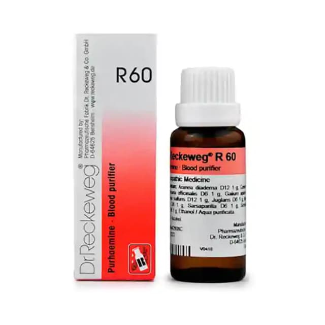 Dr. Reckeweg R60 Blood Purifier Drop (1 Bottle of 22 ml Drop)