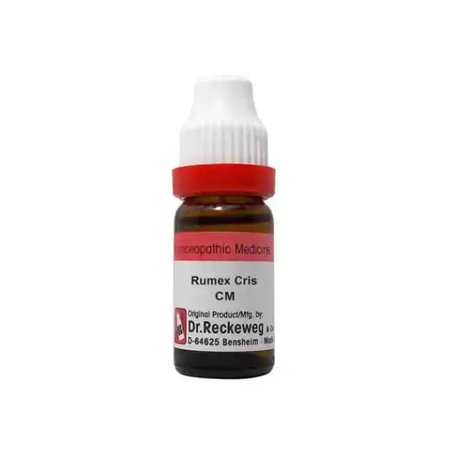 Dr. Reckeweg Rumex Cris Dilution 3X (1 Bottle of 11 ml Dilution)