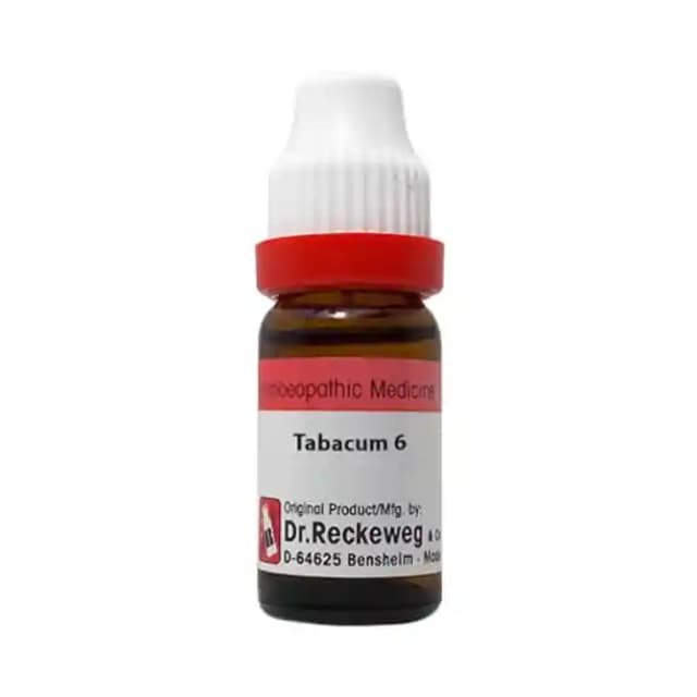 Dr. Reckeweg Tabacum Dilution 6 CH (1 Bottle of 11 ml Dilution)