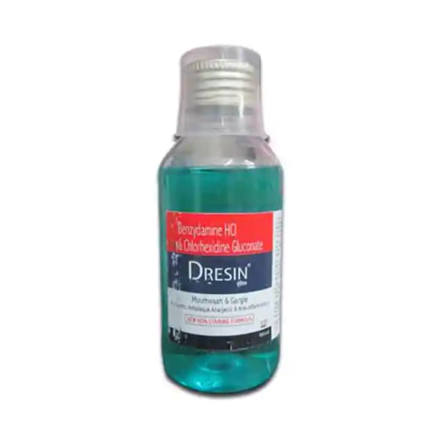 Dresin Mouthwash & Gargle (100 ml in 1 bottle)