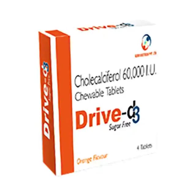 Drive D3 (1 Strip Of 4 tablets)