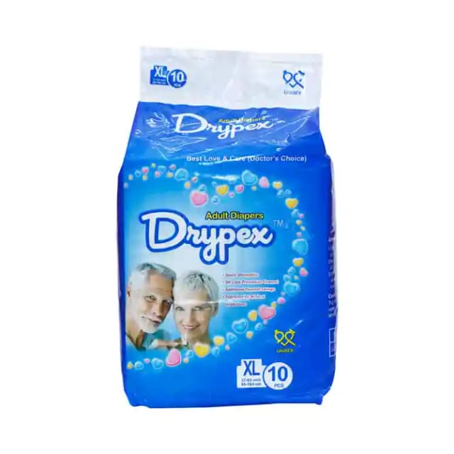 Drypex Adult Diaper XL (1 Packet Of 10 pieces)