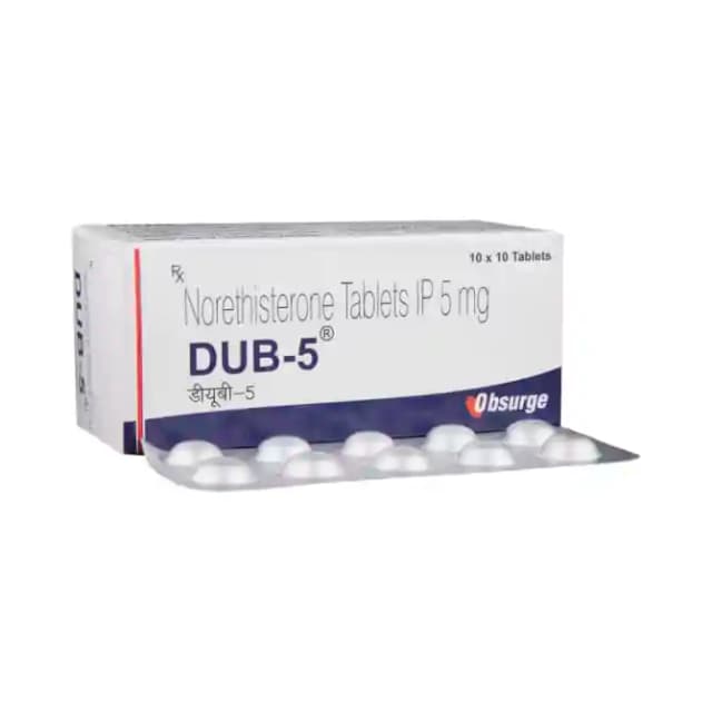 DUB 5 (10 tablets in 1 strip)