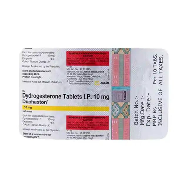Duphaston 10mg (10 tablets in 1 strip)