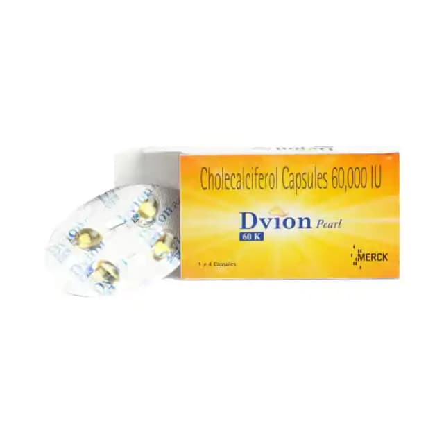 Dvion Pearl 60K (1 Strip Of 4 capsules)