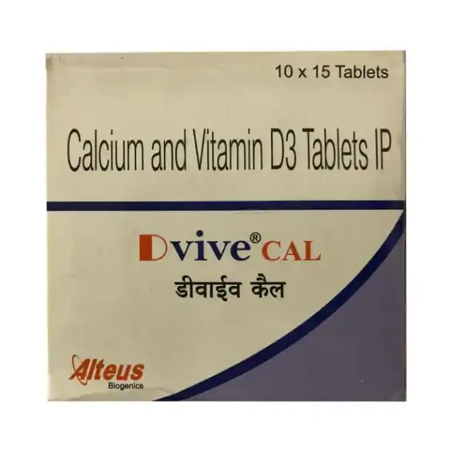 Dvive Cal (1 Strip Of 15 tablets)