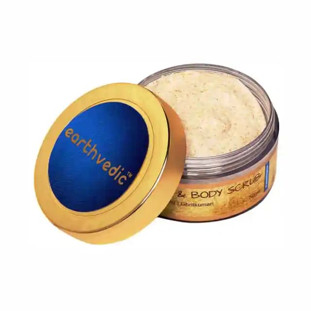 Earthvedic Face and Body Scrub (1 Jar Of 50 gm Scrub)