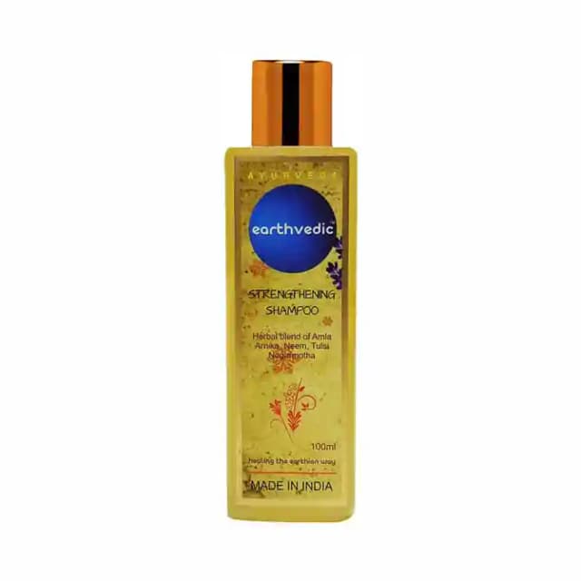 Earthvedic Shampoo Hair Strengthening (1 Bottle of 100 ml Shampoo)