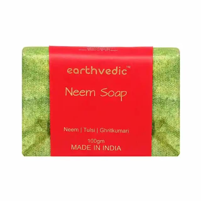 Earthvedic Soap Neem (1 Packet Of 100 gm Soap)