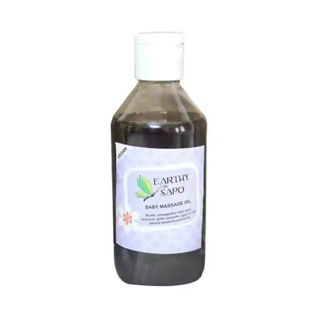 Earthy Sapo Baby Massage Oil (1 Bottle of 200 ml Oil)
