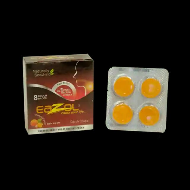 Eazol Lozenges Orange (1 Packet Of 8 lozenges)