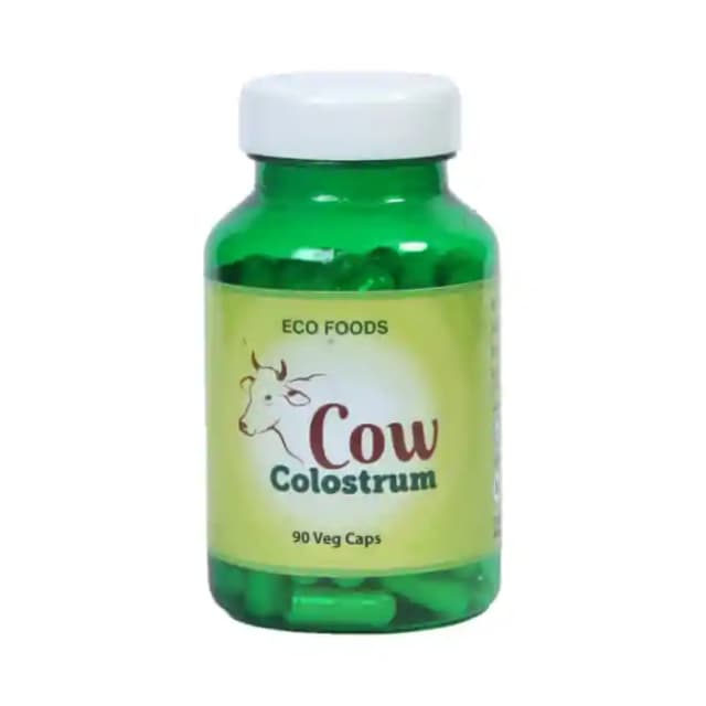 Eco Foods Cow Colostrum Veg Caps (1 Bottle of 90 vegicaps)