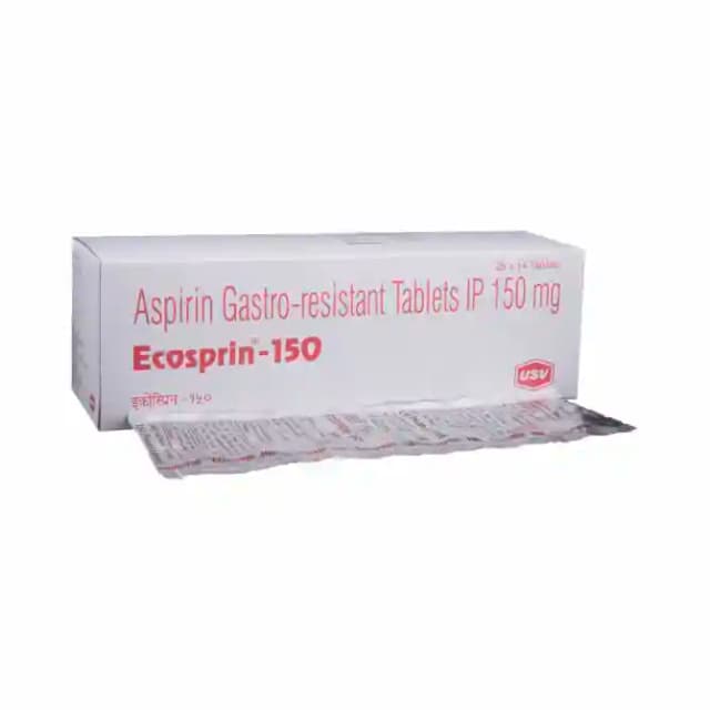 Ecosprin 150 (14 tablets in 1 strip)