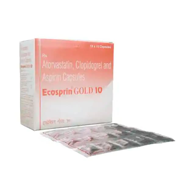 Ecosprin Gold 10 (15 capsules in 1 strip)