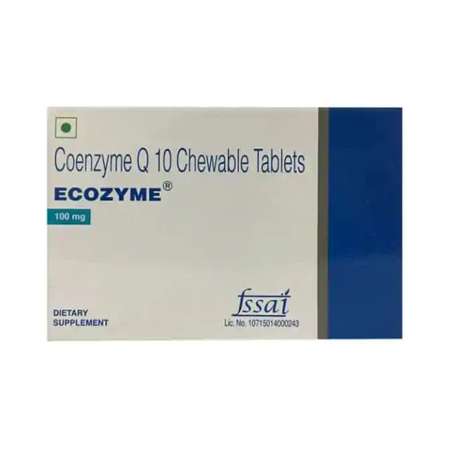 Ecozyme 100mg Chewable (1 Strip Of 15 Chewable Tablets)