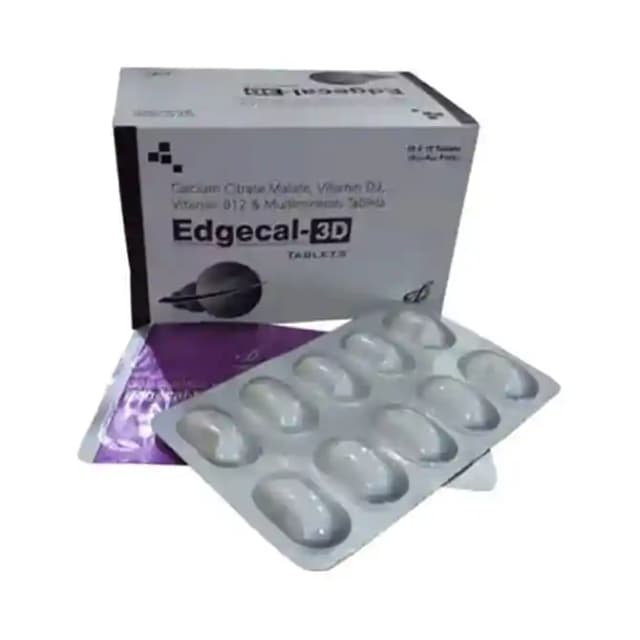 Edgecal 3D (1 Strip Of 10 tablets)