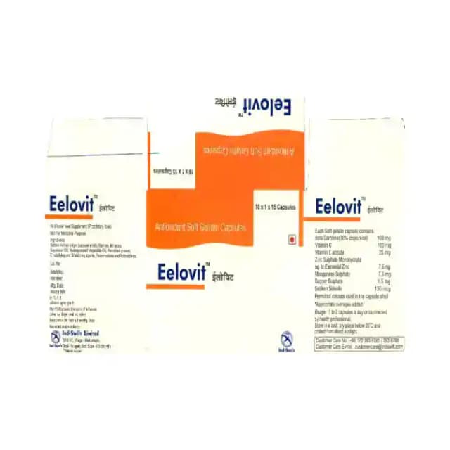 Eelovit (1 Strip Of 15 mg Capsule)