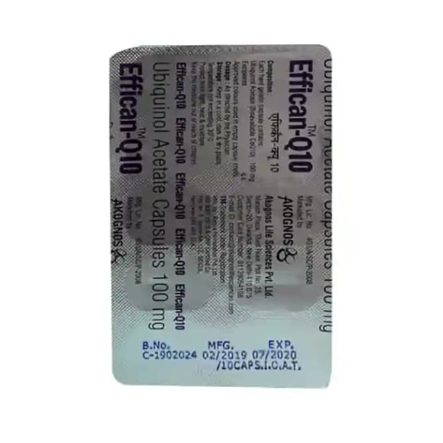Effican Q10 (1 Strip Of 10 capsules)