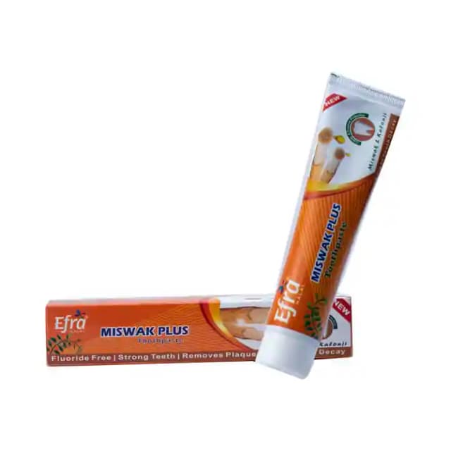 Efra Halal Miswak Plus Toothpaste (1 Tube Of 50 gm Toothpaste)