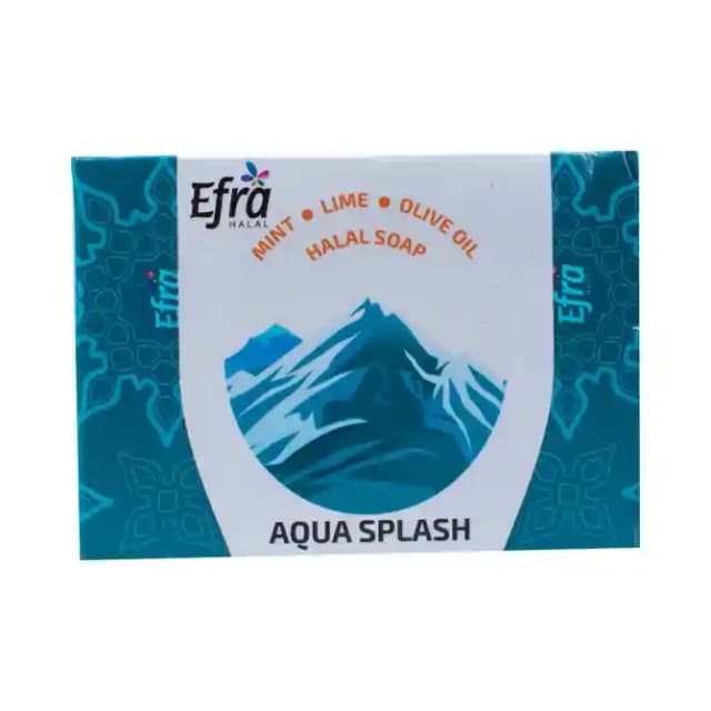 Efra Halal Soap Aqua Splash (1 Box Of 95 gm Soap)